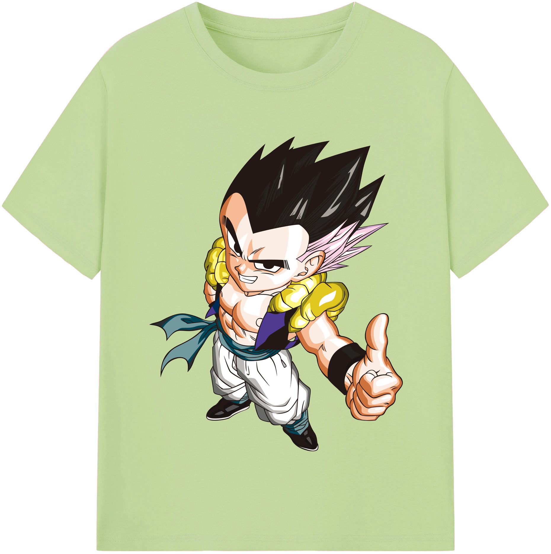 （画像用） ドラゴンボール ベジータ四世（Bejīta Yonsei）DRAGON BALL Vegeta IV 綿100％半袖Tシャツ（フロントプリント）